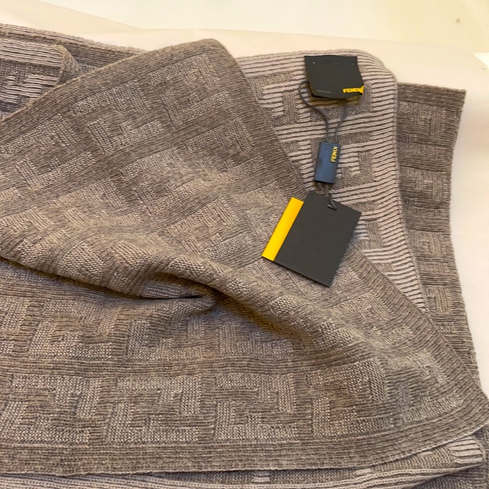 FENDI scarpa maglia zucca vani scarf ( unisex )